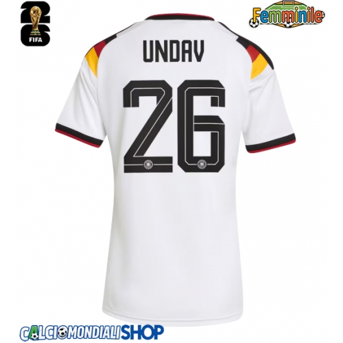 Maglie da calcio Germania Deniz Undav #26 Prima Maglia Femminile Mondiali 2026  Manica Corta